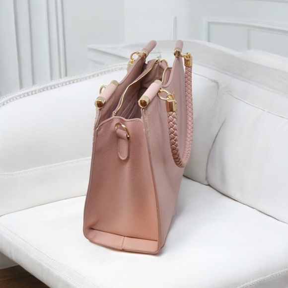 Bebe 'Kate' Lush Shopper Tote - Blush Pink - Picture 3 of 6